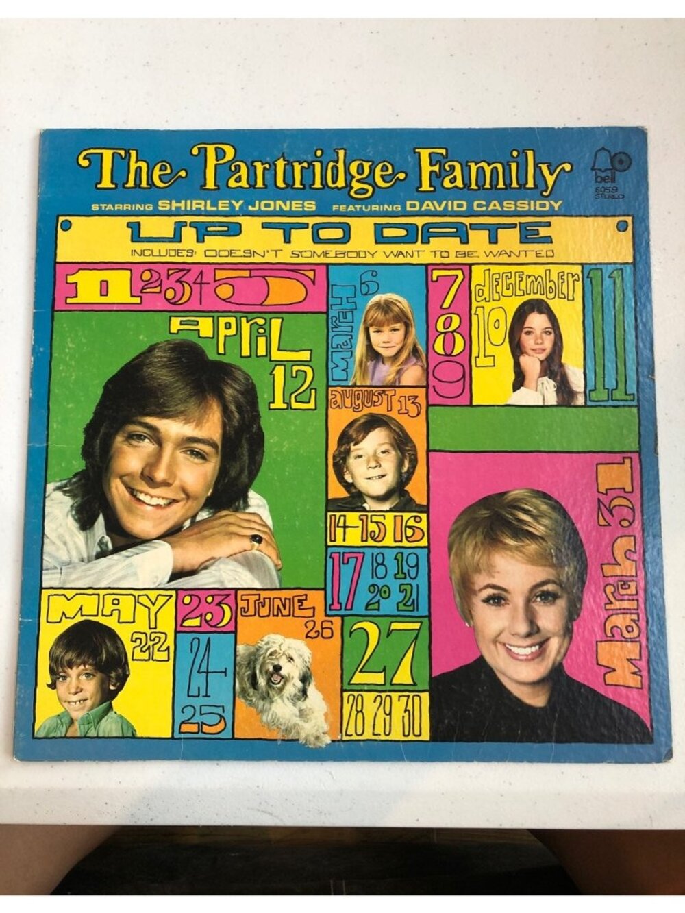 The Partridge Family Up To Date Vinyl LP 33 1/3 RPM Bell 6059 Stereo Album